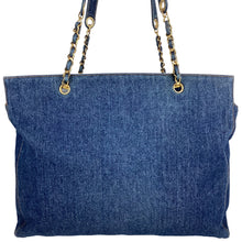 Load image into Gallery viewer, Blue Denim Timeless Chain Tote C23072842 ESG