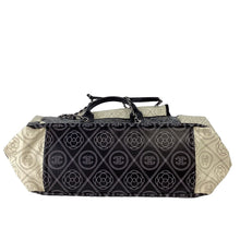 Load image into Gallery viewer, Black Lambskin Camellia Shopping Tote C23100334 ESG