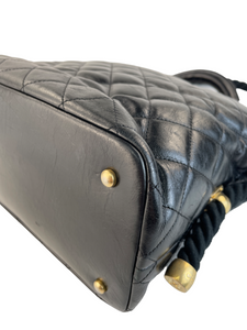 Black Lambskin Duffle Bag C23072358 ESG