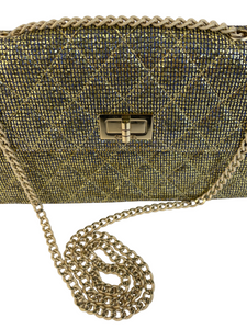 Gold Glitter Shoulder Bag C23071955 ESG
