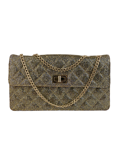 Gold Glitter Shoulder Bag C23071955 ESG