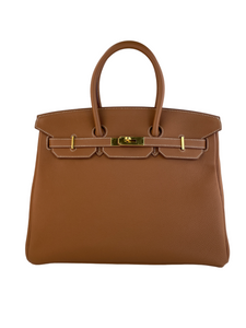 Gold Brown Togo Birkin E2308640 ESG