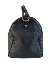 Load image into Gallery viewer, Black Lambskin Duffle Bag C23072358 ESG