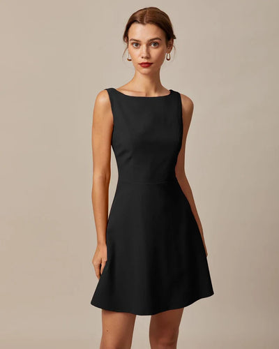 Boat Neck Mini Dress - TEST DO NOT BUY