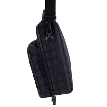 Load image into Gallery viewer, Black Nylon Travel Line Messenger C23072917