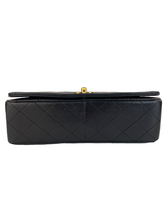 Load image into Gallery viewer, Black Small Full Flap Shoulder Bag C23072080 ESG