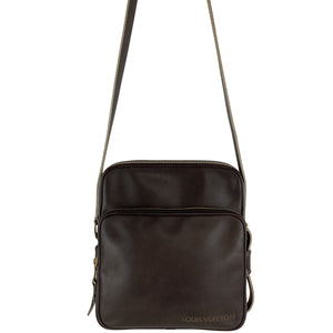 Brown Leather Trotteur Crossbody L23072905