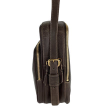 Load image into Gallery viewer, Brown Leather Trotteur Crossbody L23072905