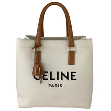 Load image into Gallery viewer, White Canvas Cabas Tote N23100349 ESG