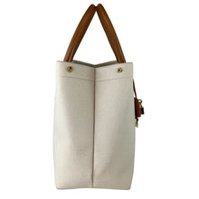 Load image into Gallery viewer, White Canvas Cabas Tote N23100349 ESG