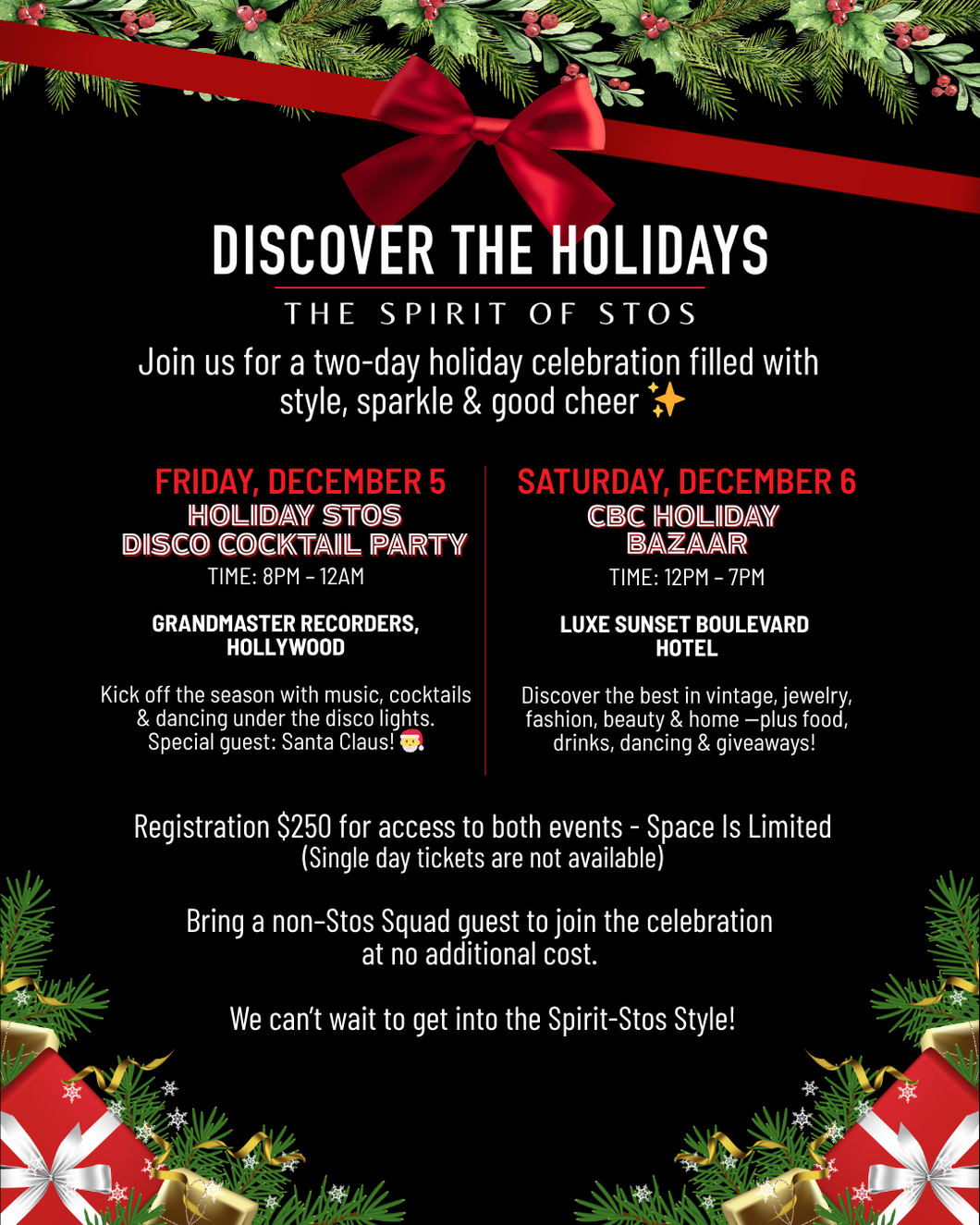 Spirit of Stos: Holiday Celebration