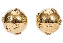 Load image into Gallery viewer, CHANEL Oversize Globe Earrings