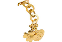 Load image into Gallery viewer, CHANEL Satin Gold Double Charm Bracelet